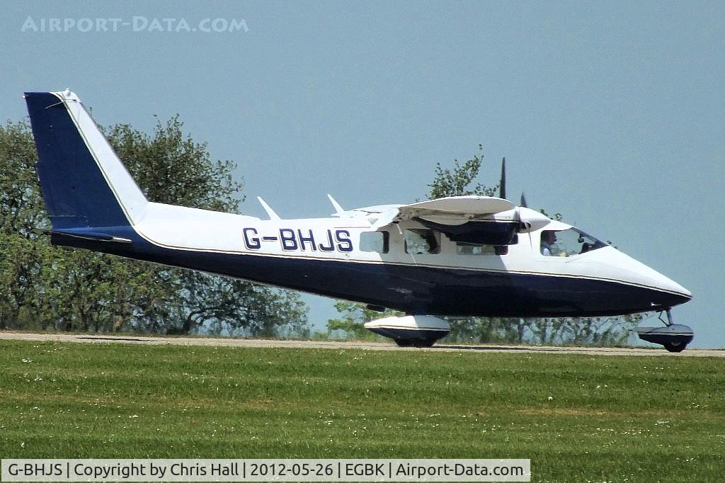 G-BHJS, 1978 Partenavia P-68B C/N 172, at AeroExpo 2012