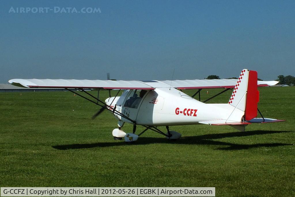 G-CCFZ, 2003 Comco Ikarus C42 FB UK C/N PFA 322-14040, at AeroExpo 2012