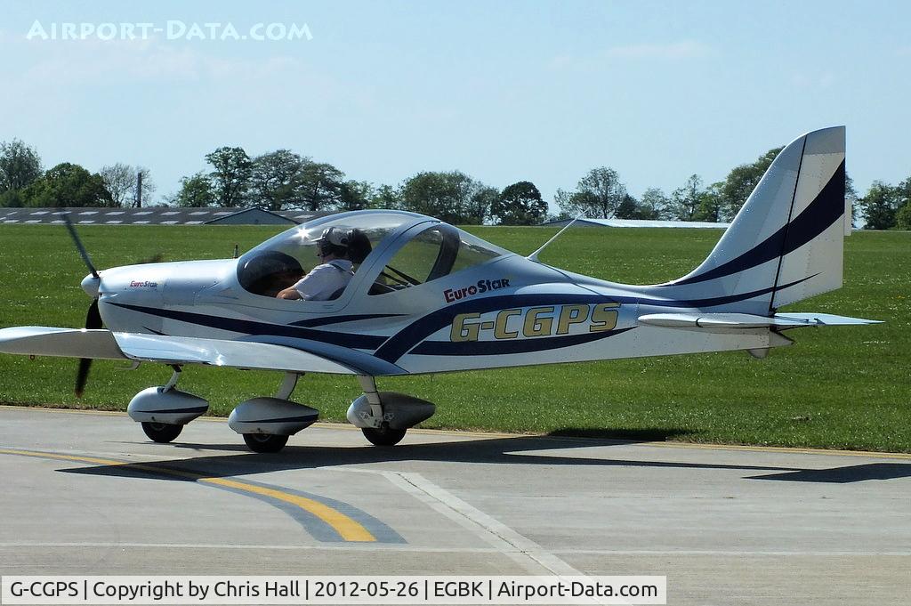 G-CGPS, 2010 Aerotechnik EV-97 Eurostar SL C/N LAA 315B-14987, at AeroExpo 2012
