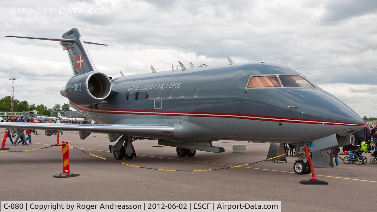 C-080, 1998 Bombardier Challenger 604 (CL-600-2B16) C/N 5380, On display at Malmen AFB