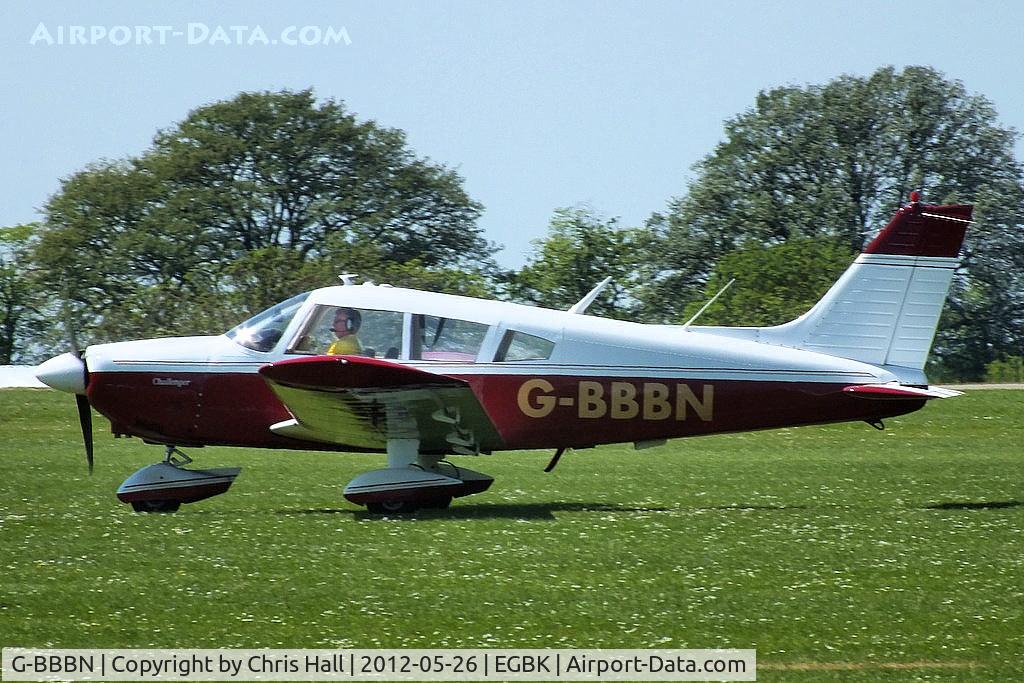 G-BBBN, 1973 Piper PA-28-180 Cherokee Challenger C/N 28-7305365, at AeroExpo 2012