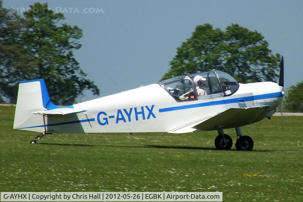 G-AYHX, 1958 SAN Jodel D-117A C/N 903, at AeroExpo 2012