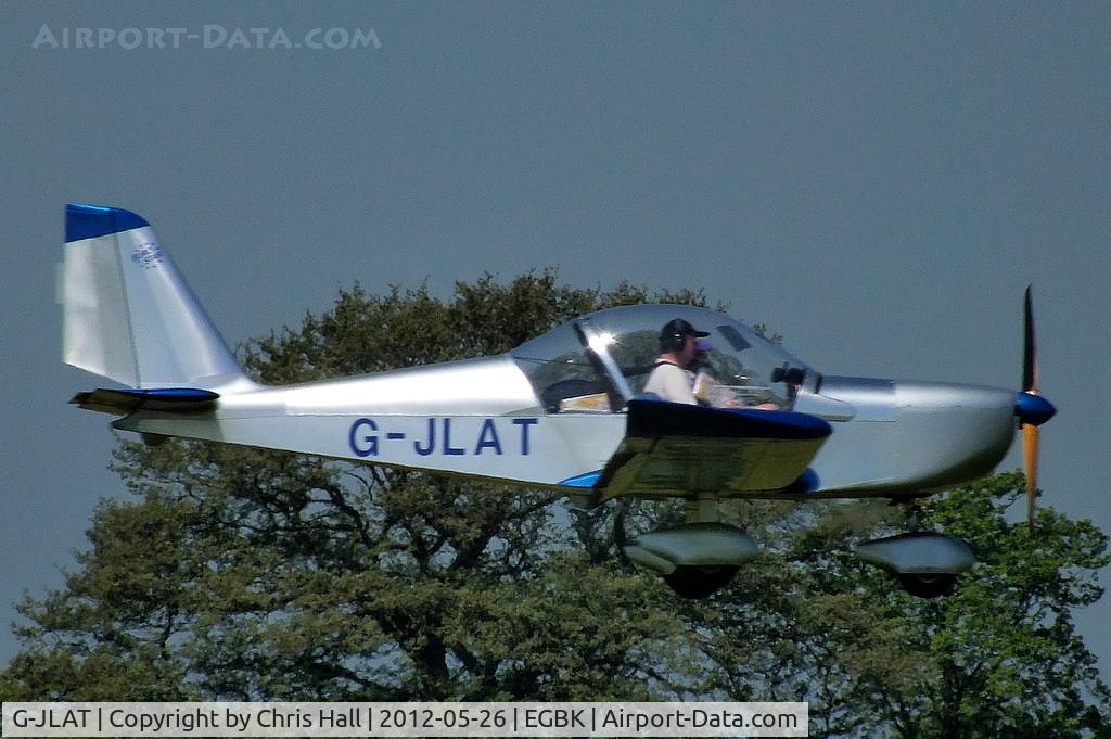 G-JLAT, 2003 Aerotechnik EV-97 Eurostar C/N PFA 315-14068, at AeroExpo 2012