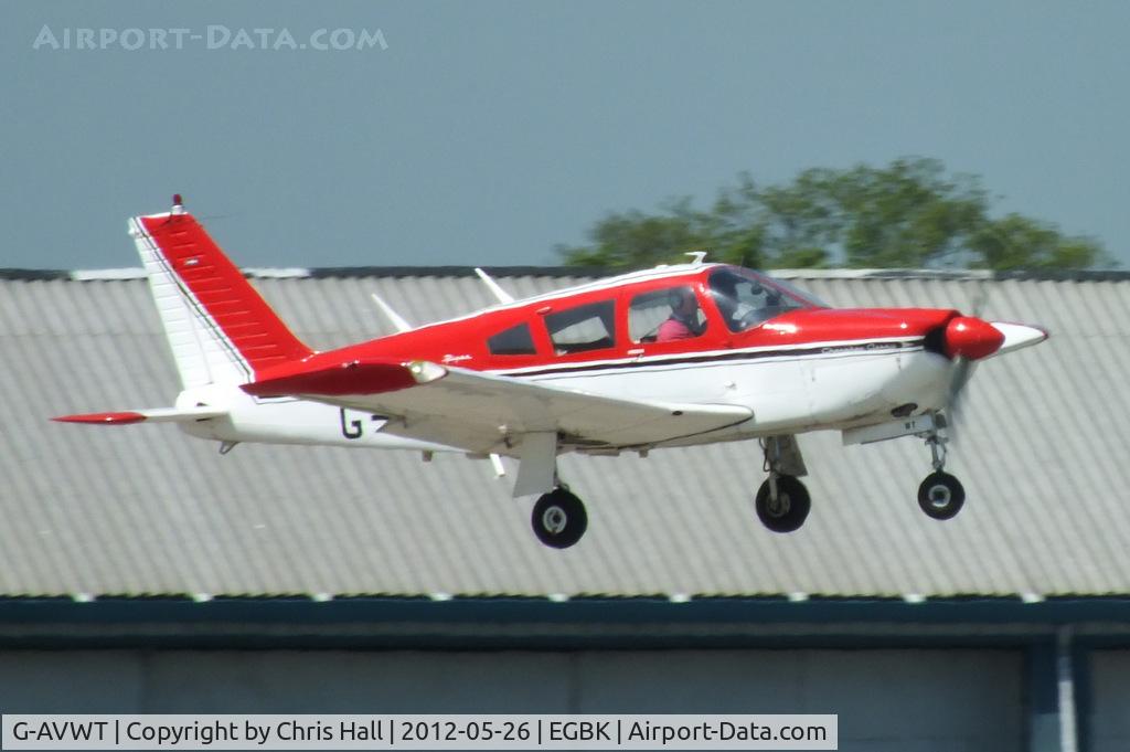 G-AVWT, 1968 Piper PA-28R-180 Cherokee Arrow C/N 28R-30362, at AeroExpo 2012
