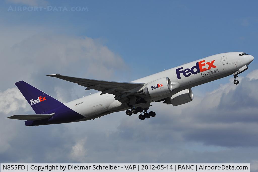 N855FD, 2010 Boeing 777-FS2 C/N 37726, Fedex Boeing 777-200