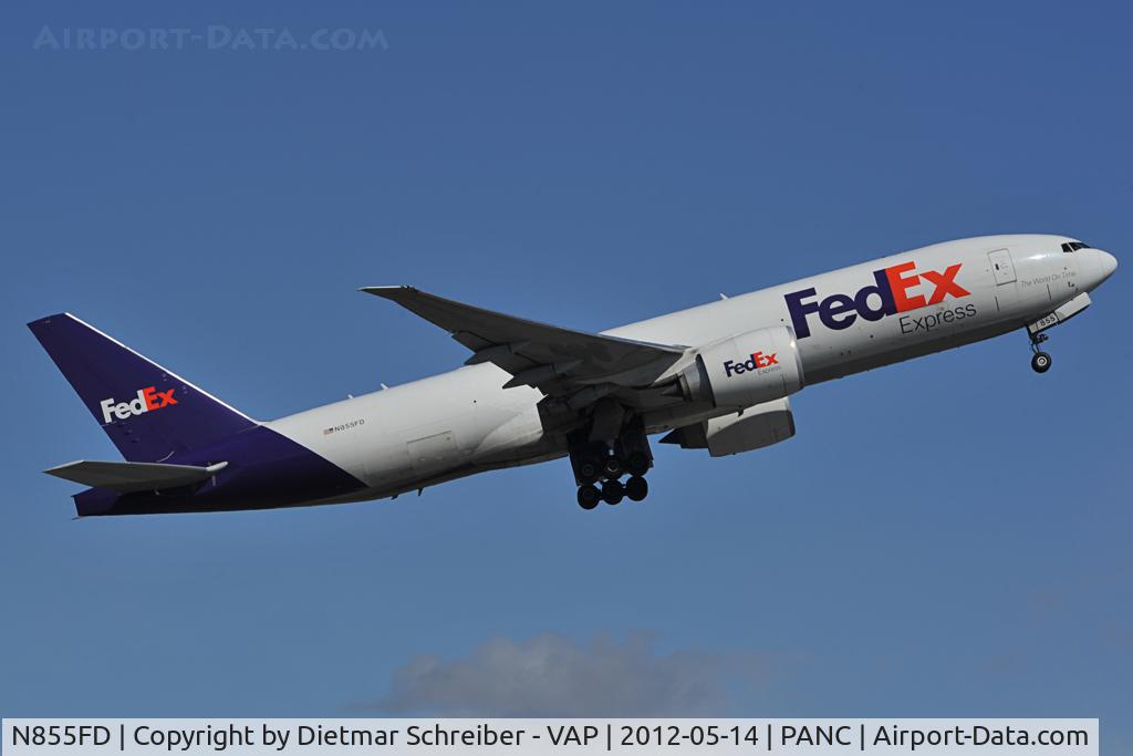 N855FD, 2010 Boeing 777-FS2 C/N 37726, Fedex Boeing 777-200