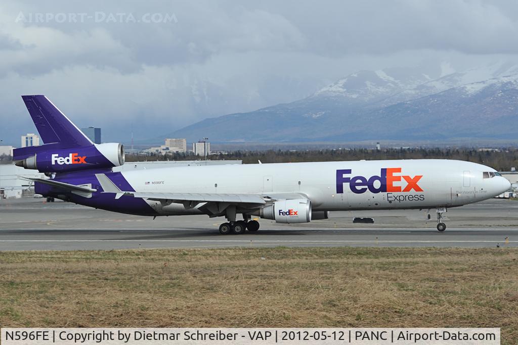 N596FE, 1993 McDonnell Douglas MD-11F C/N 48554, Fedex MD11