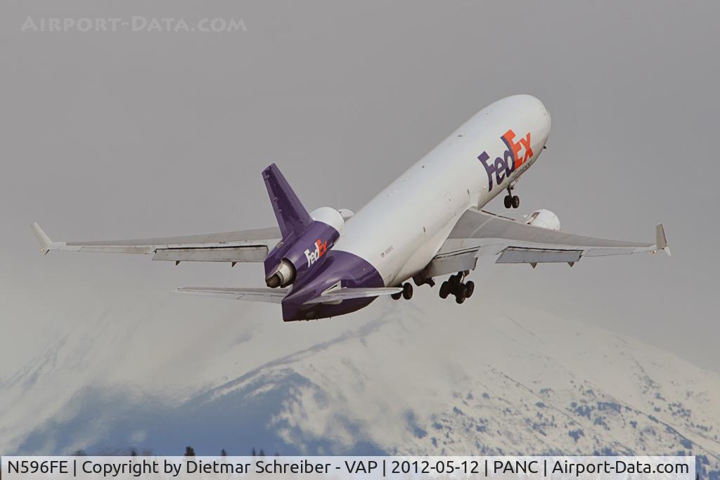 N596FE, 1993 McDonnell Douglas MD-11F C/N 48554, Fedex MD11