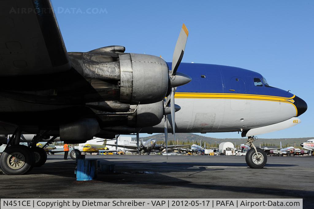N451CE, 1953 Douglas R6D-1 (DC-6A) C/N 43712, Everts DC6