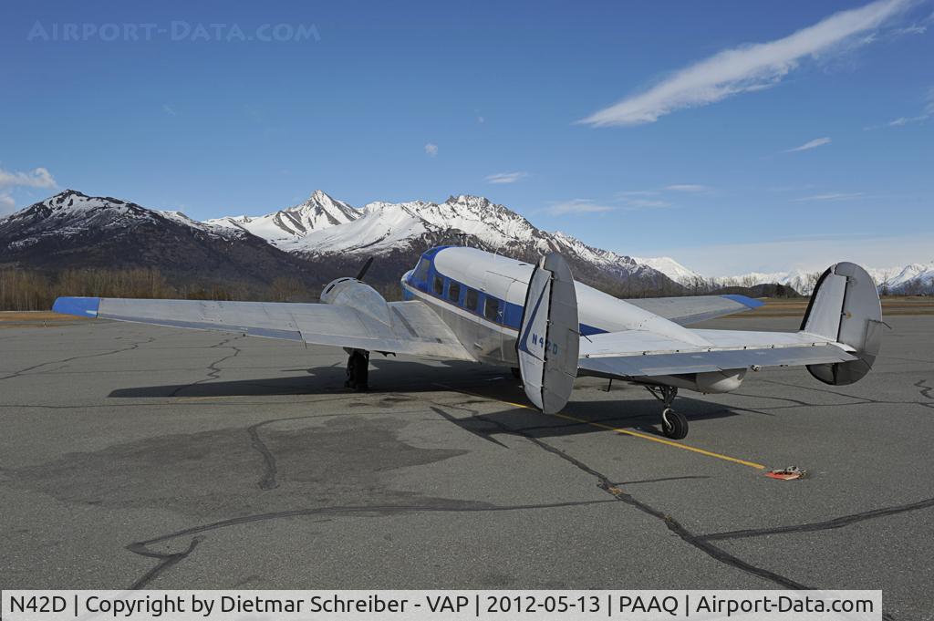 N42D, 1955 Beech E18S C/N BA-117, Beech 18