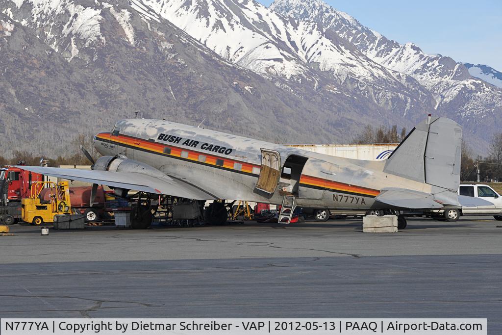 N777YA, 1944 Douglas DC-3C (C47-B-DK/R4D-6) C/N 25634/14189, Bush Air Cargo Douglas DC3