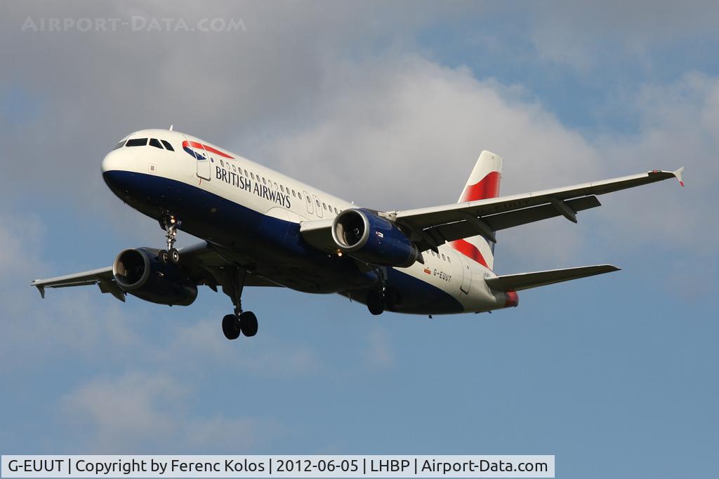 G-EUUT, 2007 Airbus A320-232 C/N 3314, ferihegy