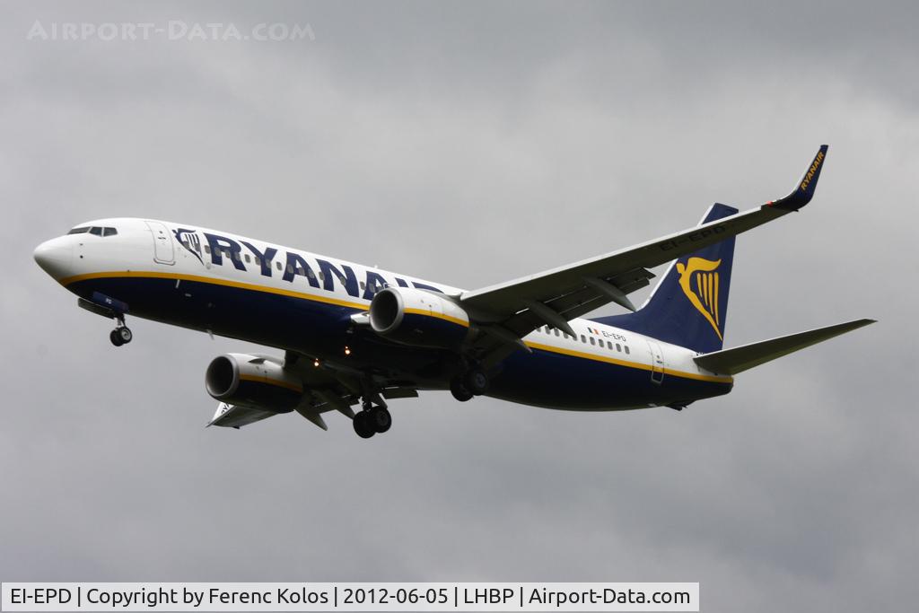 EI-EPD, 2011 Boeing 737-8AS C/N 40310, ferihegy
