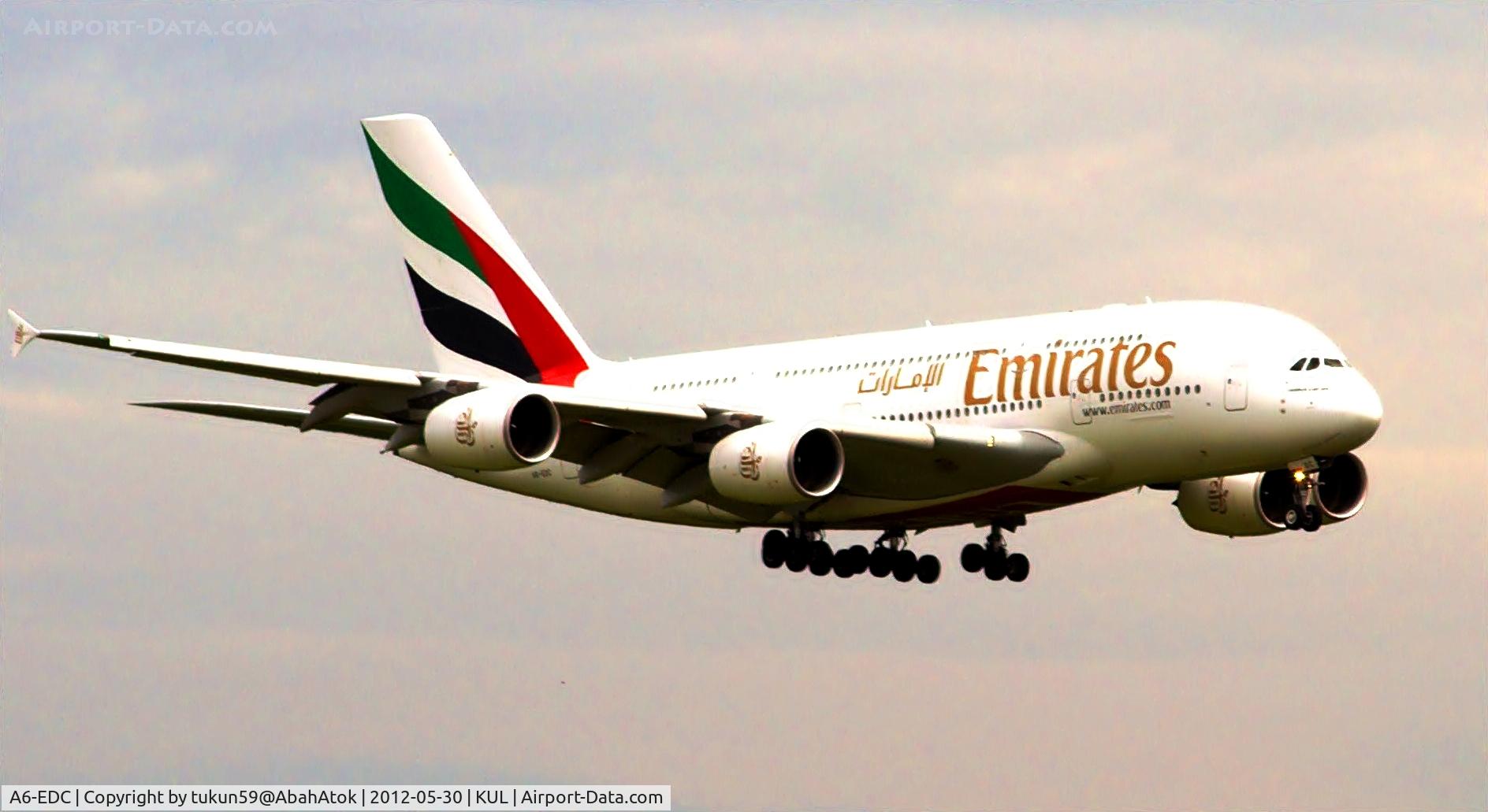 A6-EDC, 2008 Airbus A380-861 C/N 016, Emirates