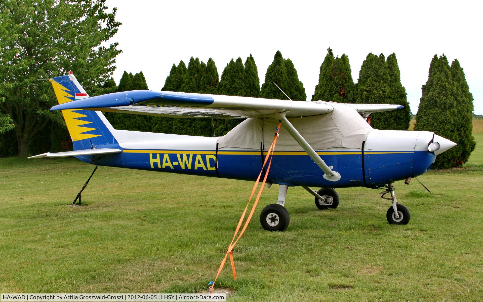HA-WAD, 1977 Cessna 152 C/N 15280736, Szombathely Airfield, Hungary - LHSY