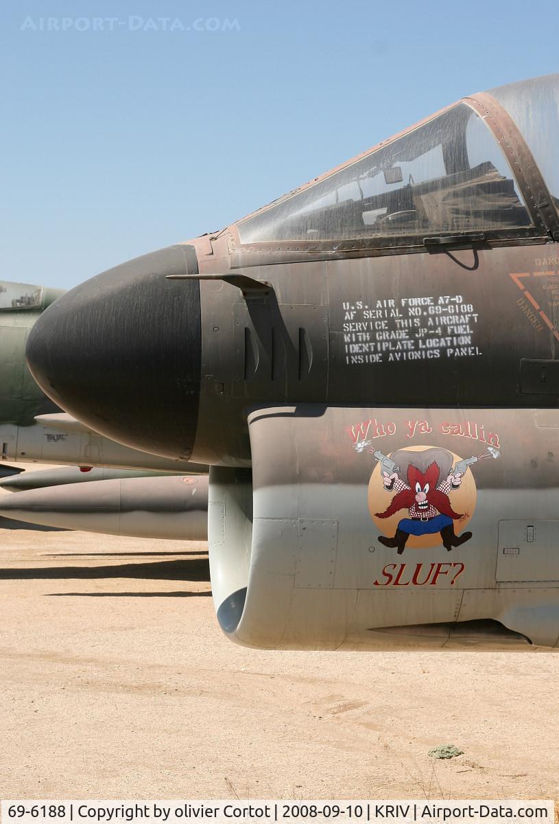 69-6188, 1969 LTV A-7D Corsair II C/N D-018, nice 