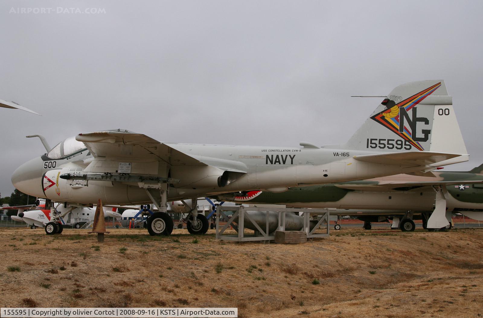 155595, Grumman A-6E Intruder C/N I-321, bad weather the day I came...