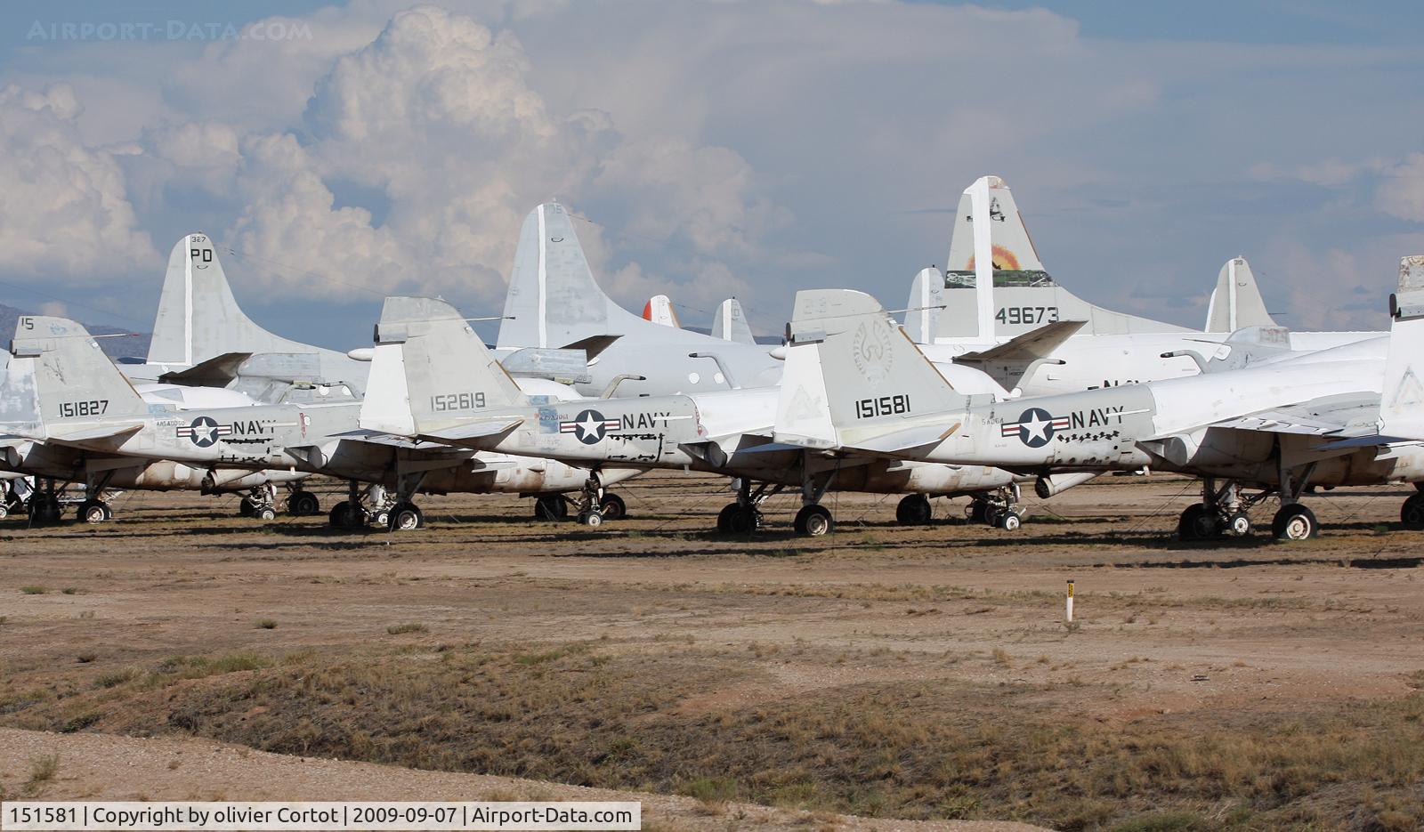 151581, Grumman KA-6D Intruder C/N I-63, Hard to take picture thru the fence ! Where would that be?