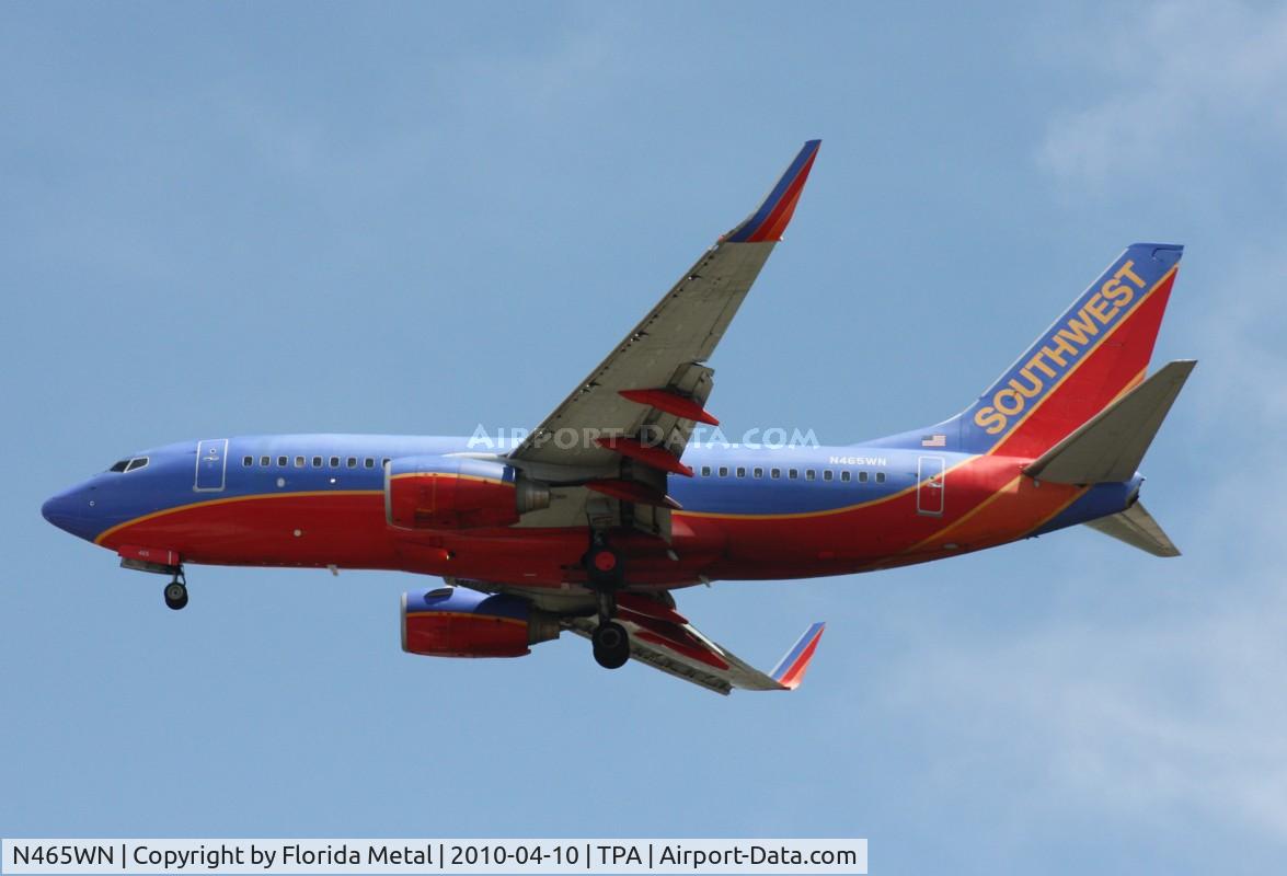 N465WN, 2004 Boeing 737-7H4 C/N 33829, Southwest 737