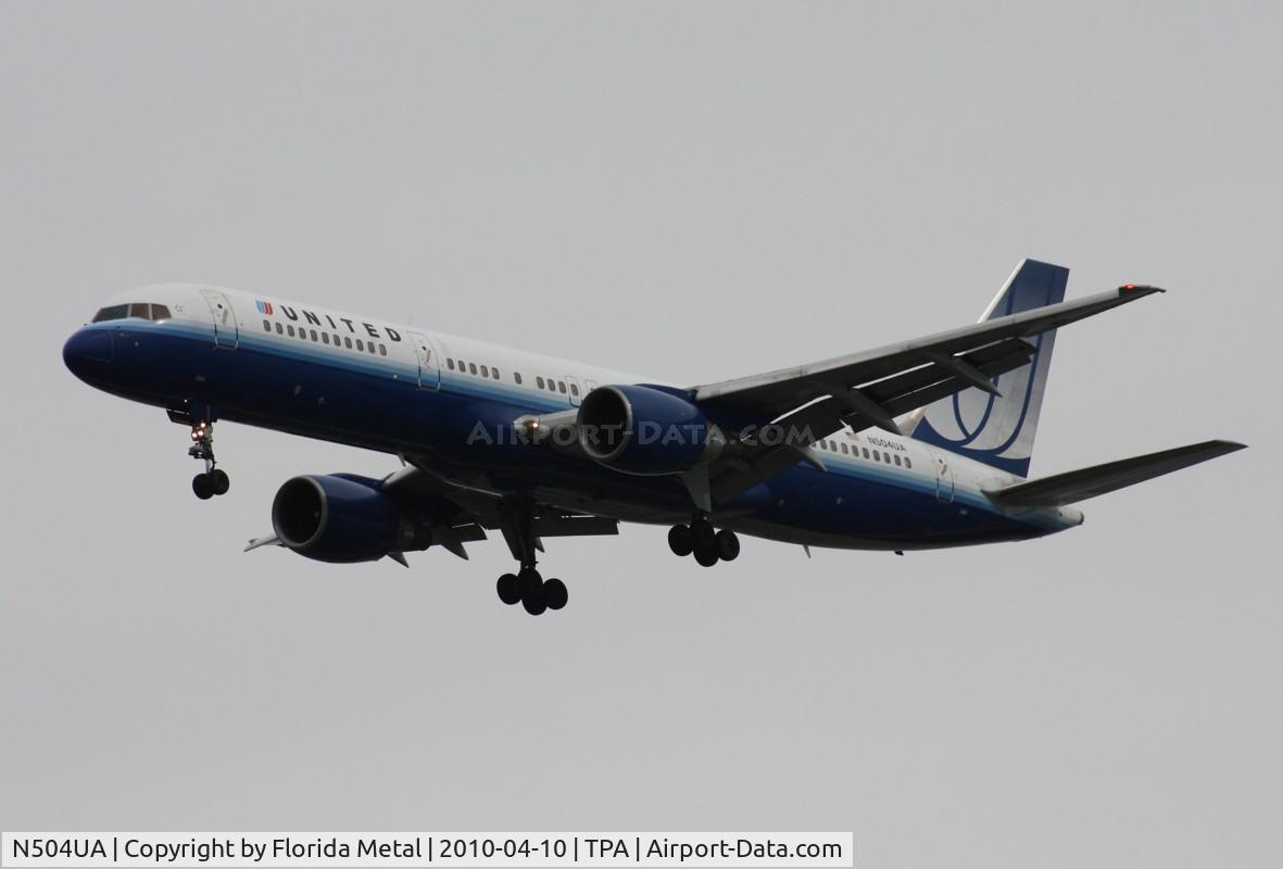 N504UA, 1989 Boeing 757-222 C/N 24625, United 757