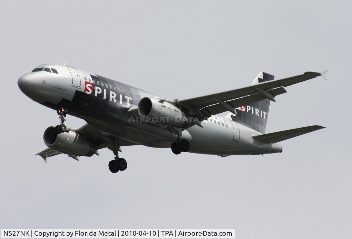 N527NK, 2007 Airbus A319-132 C/N 2978, Spirit A319
