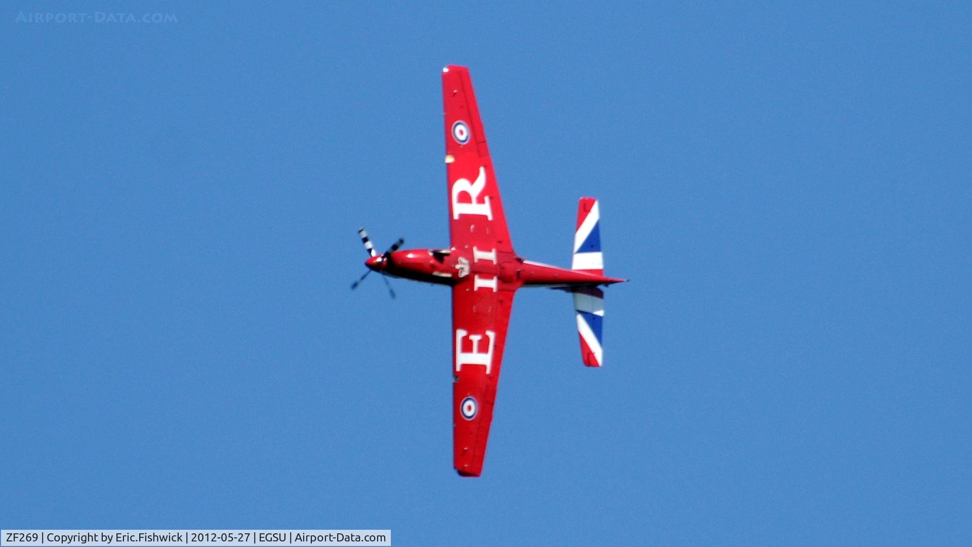 ZF269, 1991 Short S-312 Tucano T1 C/N S070/T53, 4. ZF269 in Diamond Jubilee colours at IWM Duxford Jubilee Airshow, May 2012.