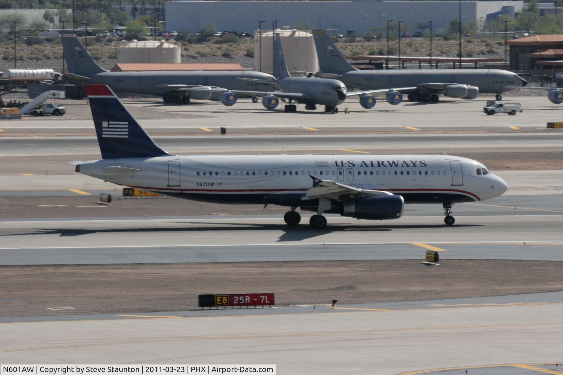 N601AW, 2003 Airbus A320-232 C/N 1935, Taken at Phoenix Sky Harbor Airport, in March 2011 whilst on an Aeroprint Aviation tour