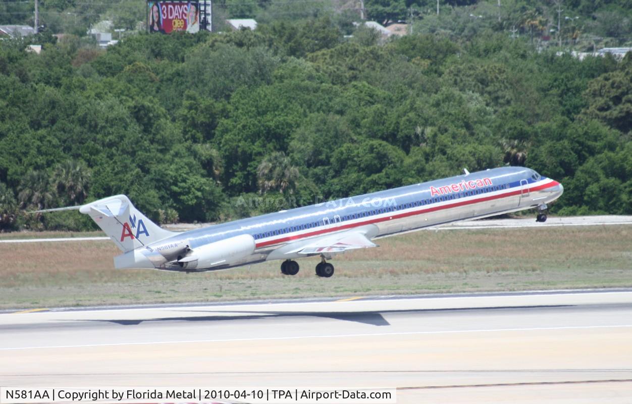 N581AA, 1991 McDonnell Douglas MD-82 (DC-9-82) C/N 53158, American MD-82