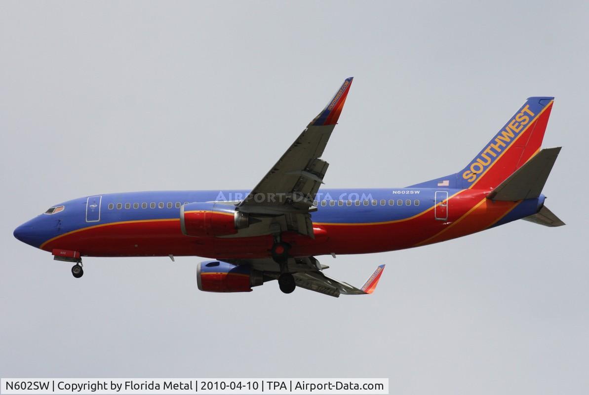 N602SW, 1995 Boeing 737-3H4 C/N 27953, Southwest 737