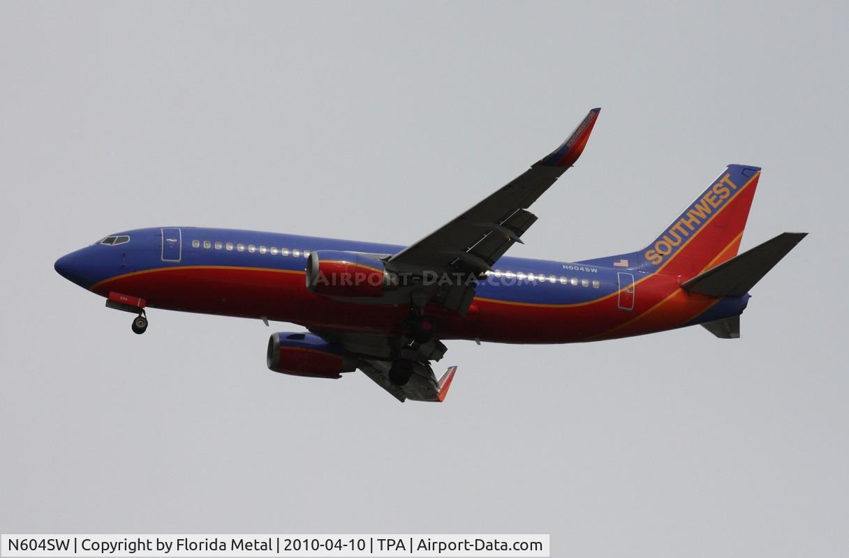 N604SW, 1995 Boeing 737-3H4 C/N 27955, Southwest 737