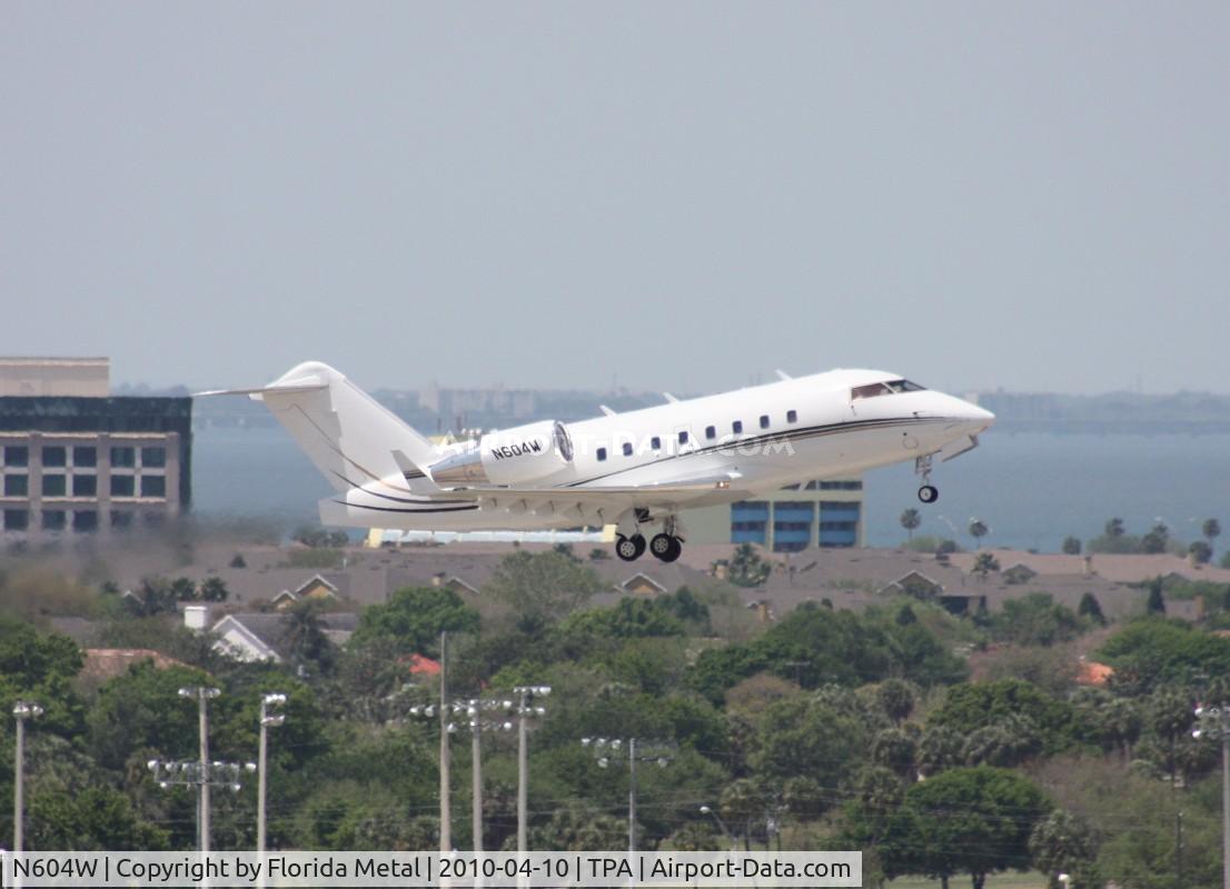 N604W, 1999 Bombardier Challenger 604 (CL-600-2B16) C/N 5421, Challenger 604