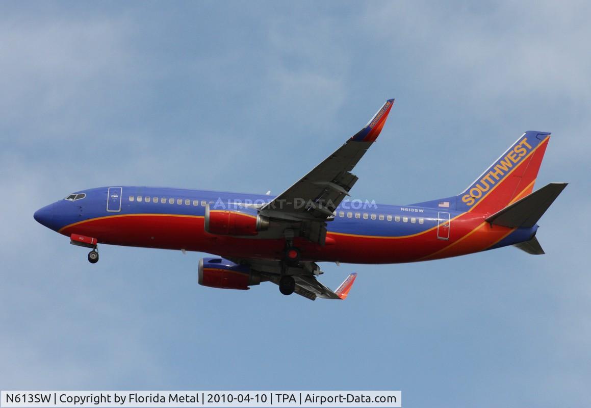 N613SW, 1995 Boeing 737-3H4 C/N 27931, Southwest 737