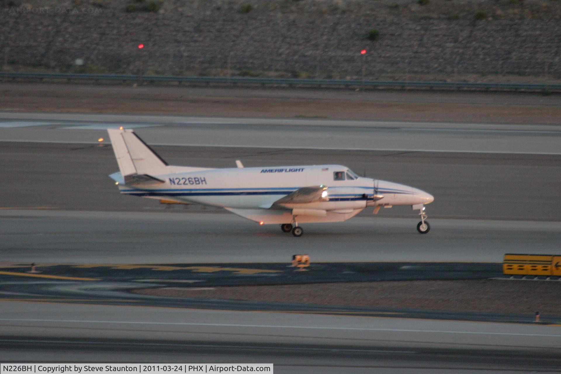 N226BH, 1981 Beech C99 Airliner C/N U-182, Taken at Phoenix Sky Harbor Airport, in March 2011 whilst on an Aeroprint Aviation tour
