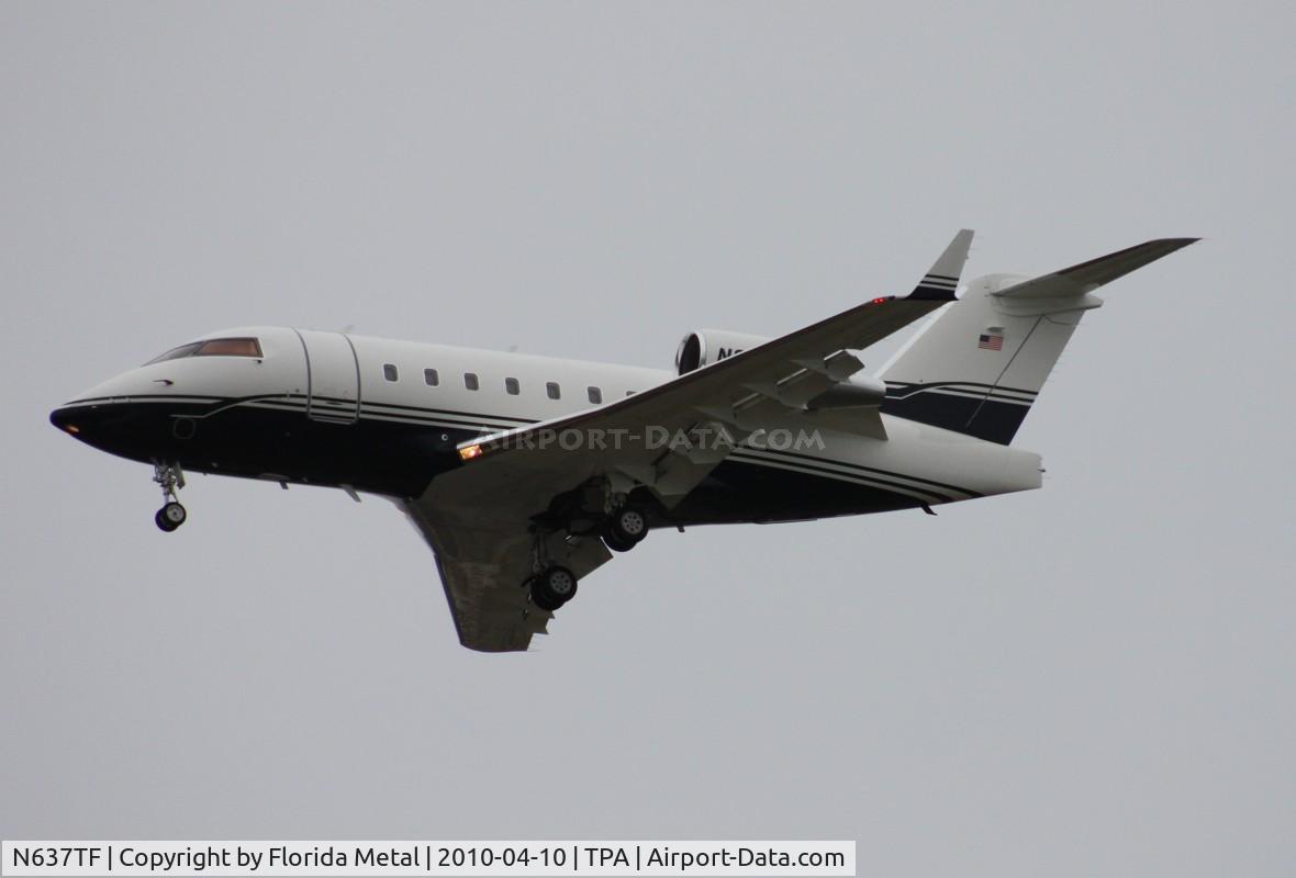 N637TF, 2005 Bombardier Challenger 604 (CL-600-2B16) C/N 5637, Challenger 604