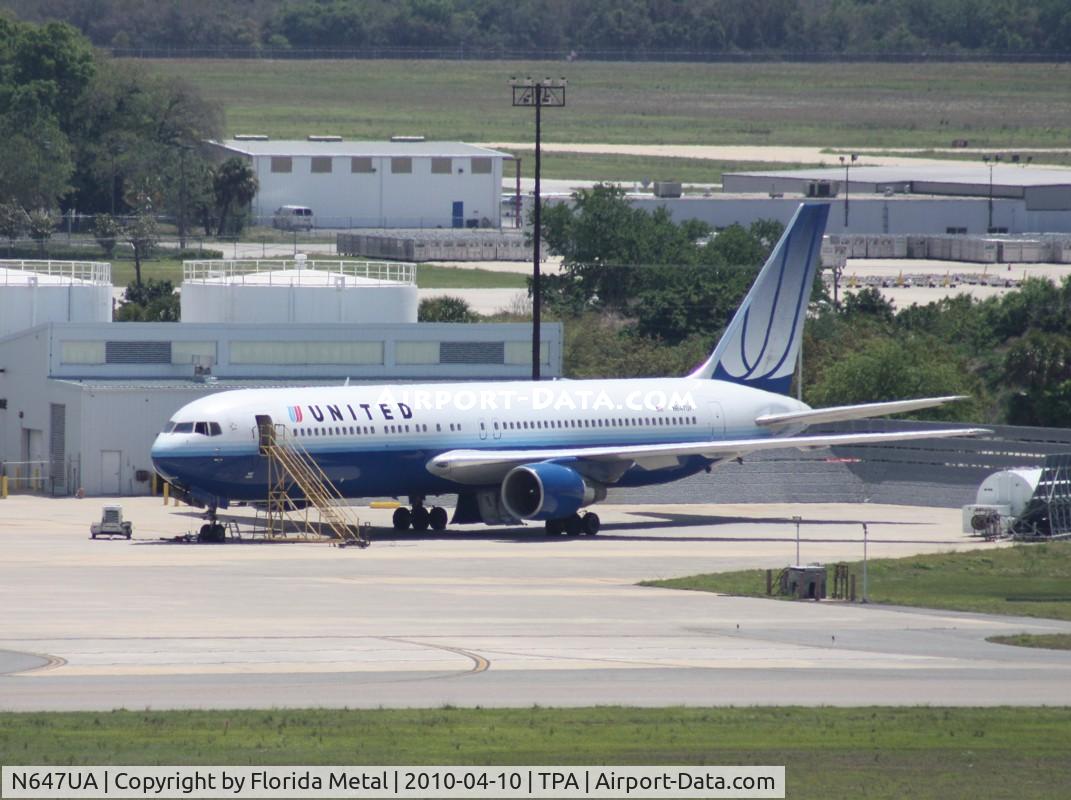 N647UA, 1992 Boeing 767-322 C/N 25284, United 767-300