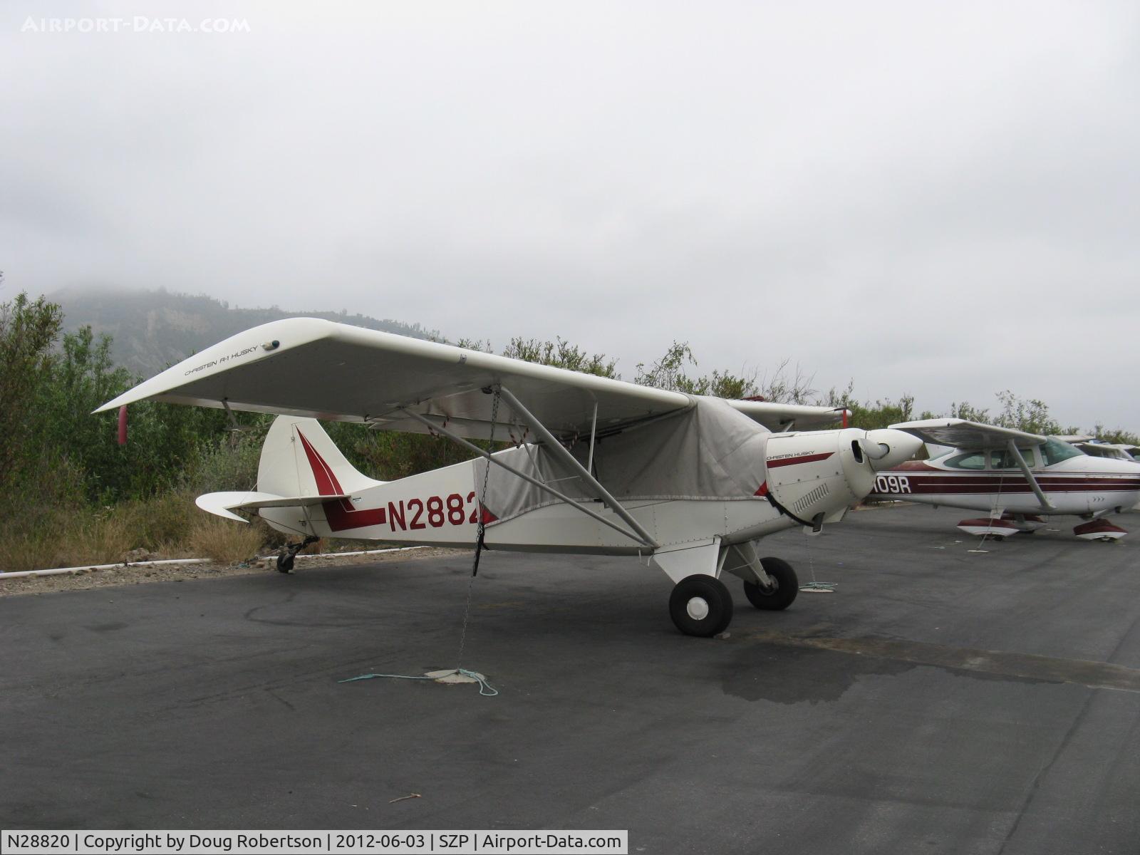 N28820, 1987 Christen A-1 Husky C/N 1014, 1987 Christen A-1 HUSKY, Lycoming O&VO-360 180 Hp, MT prop, Micro vortex generators, used for banner towing