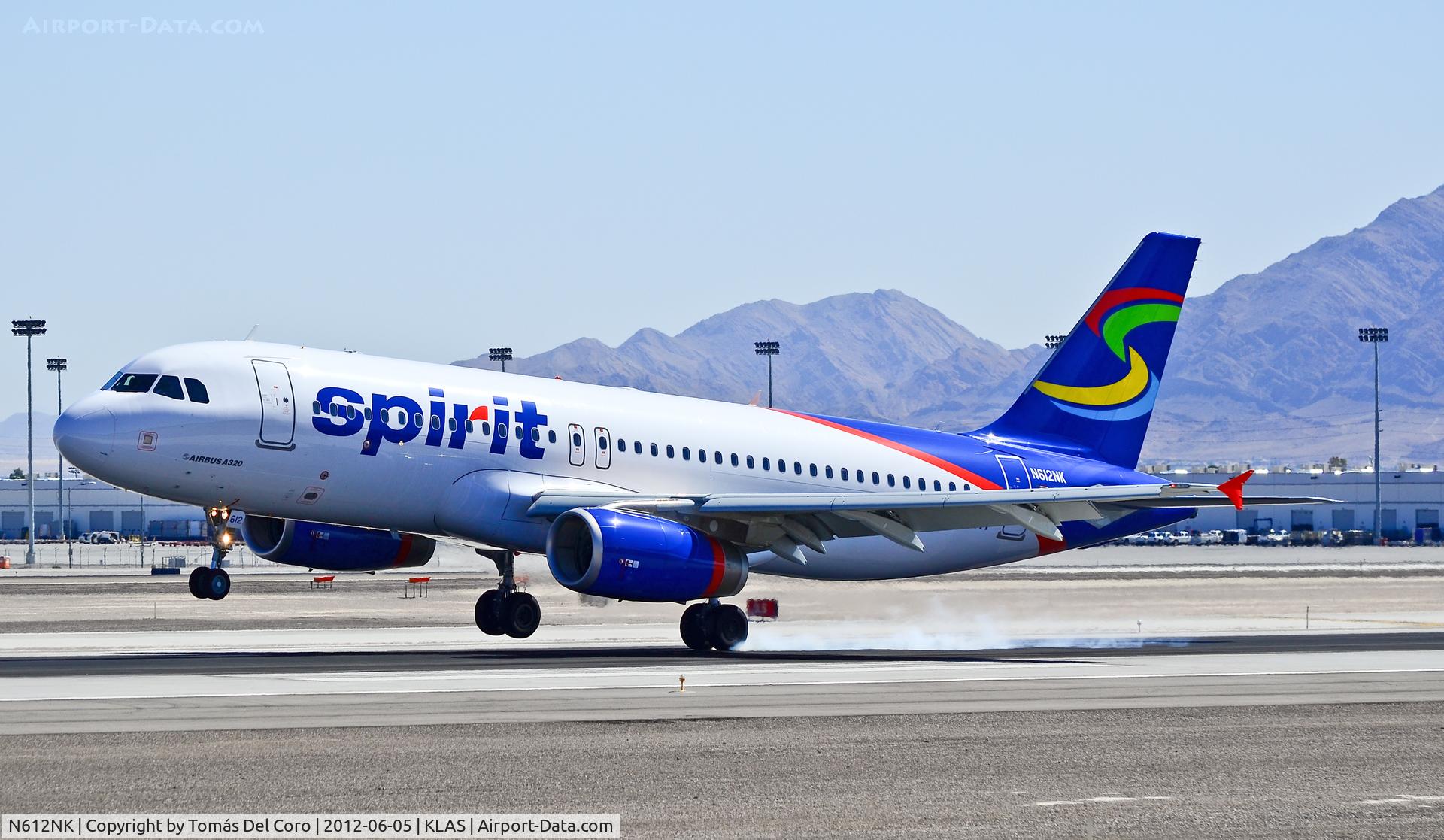 N612NK, 2012 Airbus A320-232 C/N 5029, N612NK 2012 Spirit Airlines Airbus A320-232 - cn 5029

First Flight 01-02-2012

- Las Vegas - McCarran International (LAS / KLAS)
USA - Nevada, June 5, 2012
Photo: Tomás Del Coro