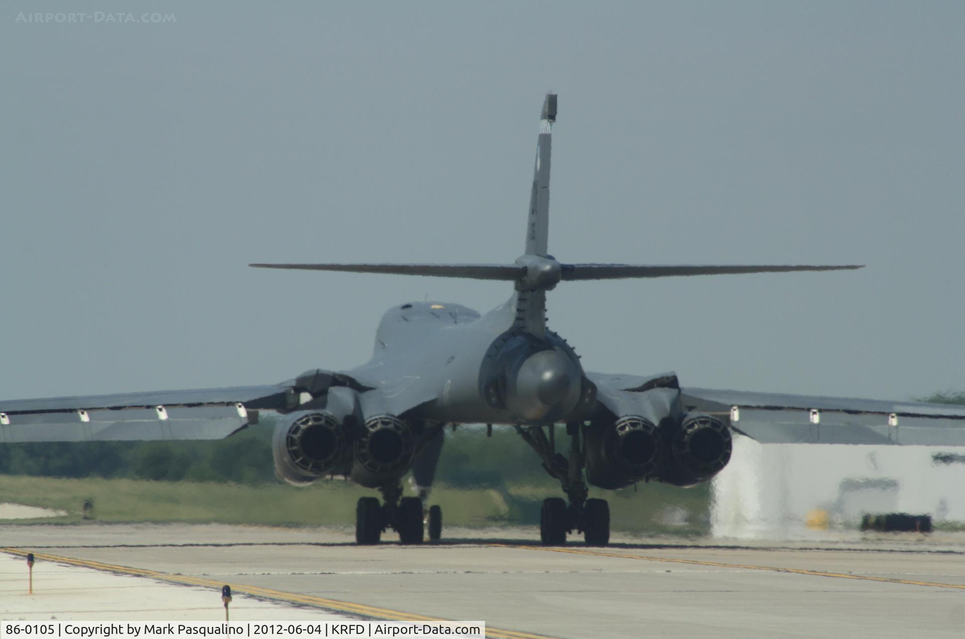 86-0105, 1986 Rockwell B-1B Lancer C/N 65, Rockwell B-1B
