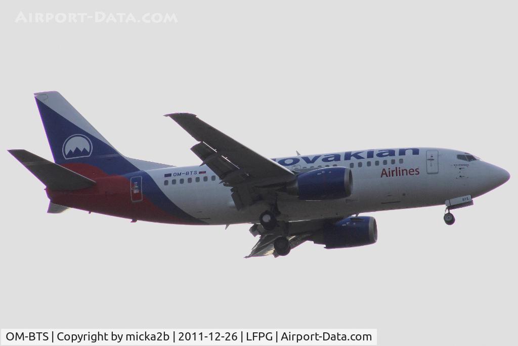 OM-BTS, 1997 Boeing 737-55S C/N 28471, Landing