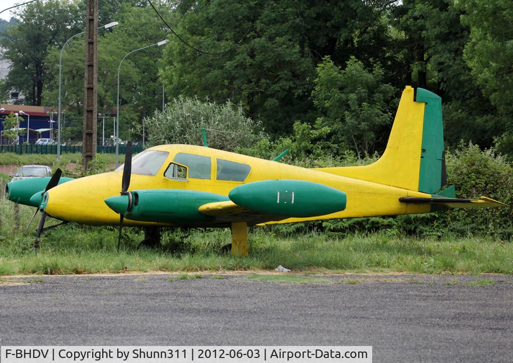 F-BHDV, Cessna 310 C/N 35068, Still preserved in a bad conditions at the same place but with new c/s (same as the Bio Market located at this area)