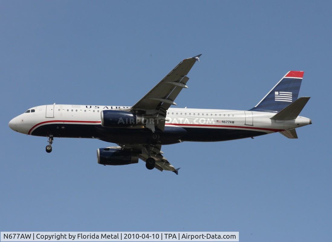 N677AW, 2005 Airbus A320-232 C/N 2430, US Airways A320