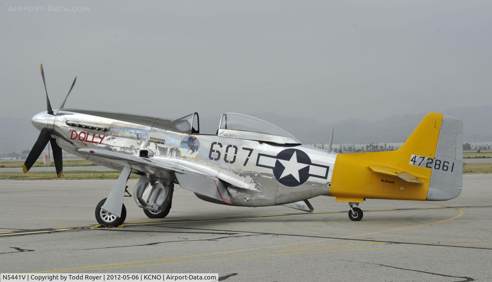 N5441V, 1961 North American F-51D Mustang C/N 45-11582, 2012 Chino Airshow