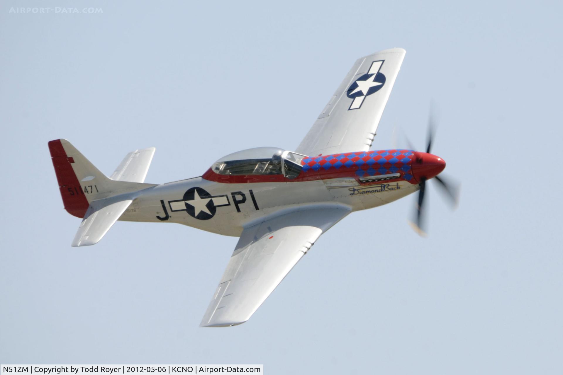 N51ZM, 1945 North American P-51D Mustang C/N 45-11471, 2012 Chino Airshow