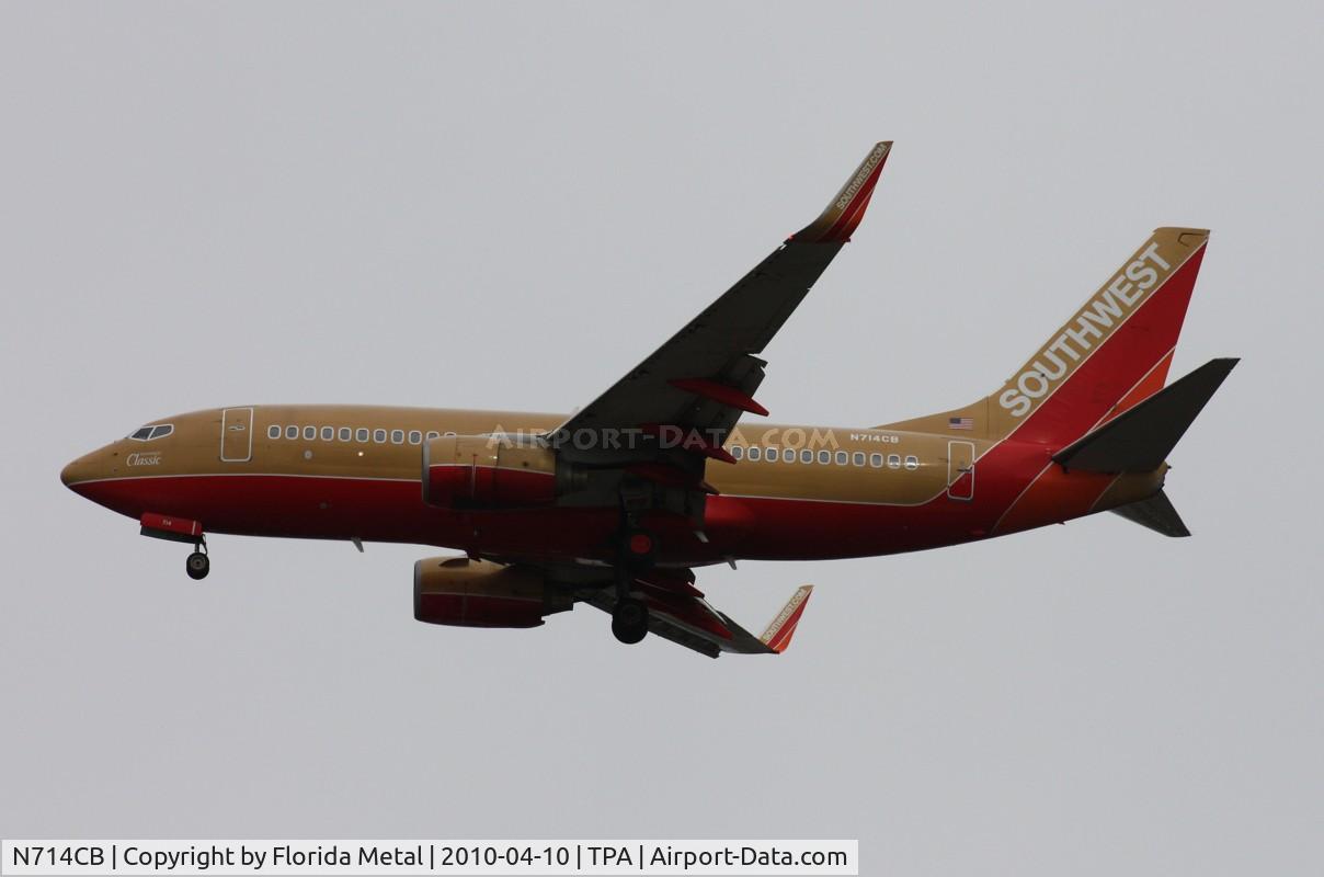 N714CB, 1998 Boeing 737-7H4 C/N 27848, Southwest 737