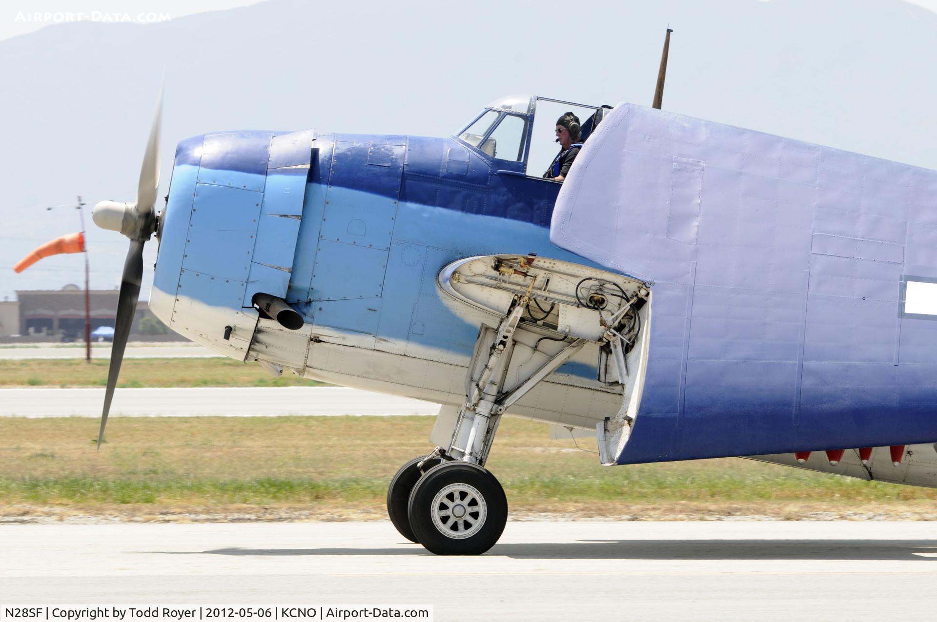 N28SF, Grumman TBM-3 Avenger C/N 85983, 2012 Chino Airshow