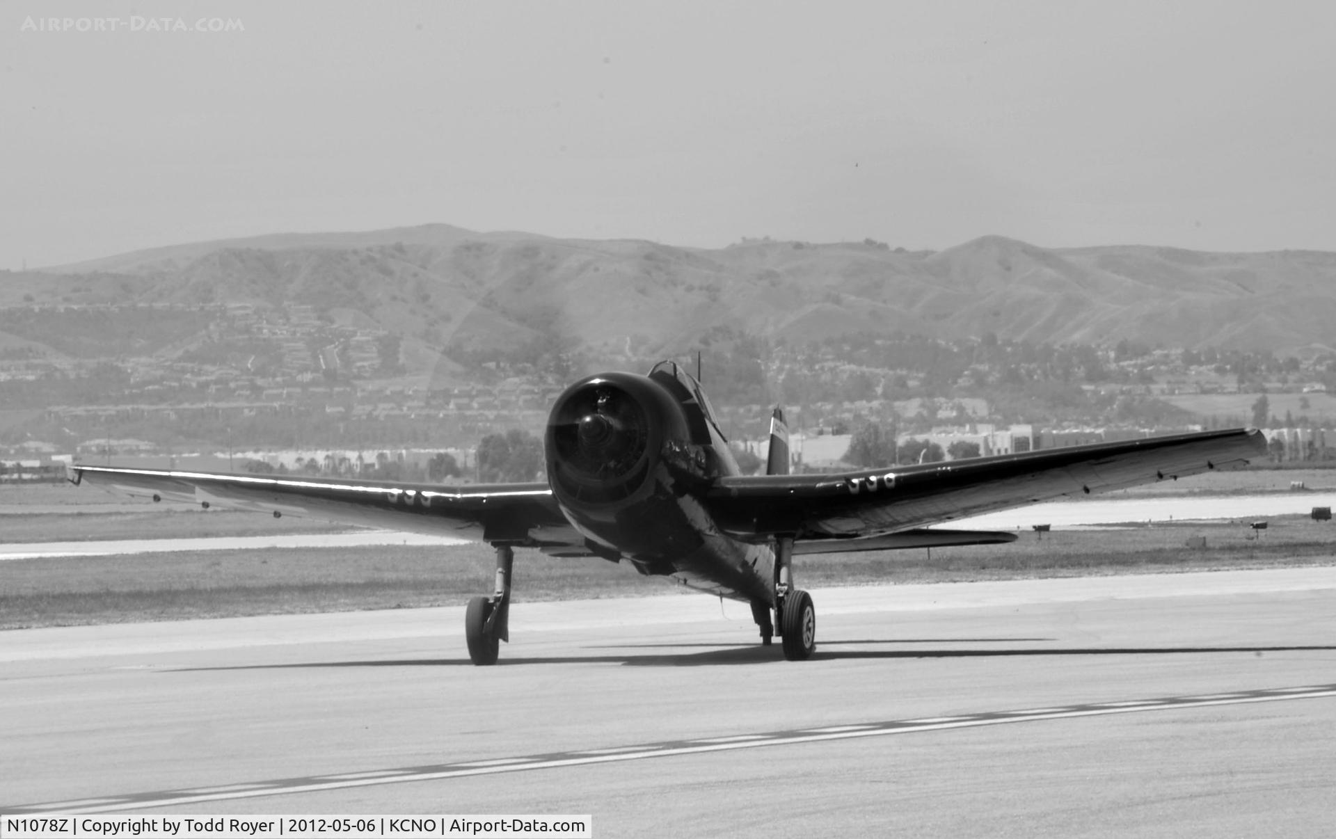 N1078Z, 1963 Grumman F6F-5 Hellcat C/N 27354801-66, 2012 Chino Airshow