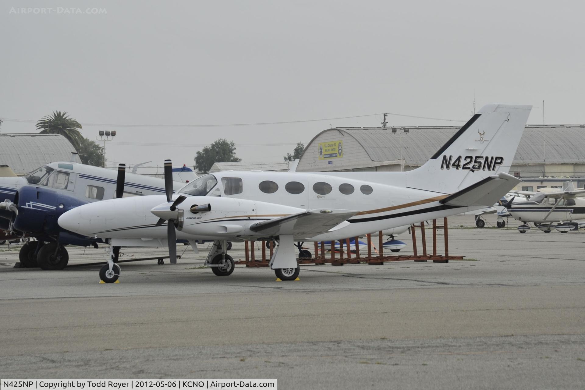 N425NP, 1985 Cessna 425 Conquest I C/N 425-0224, Parked at Chino