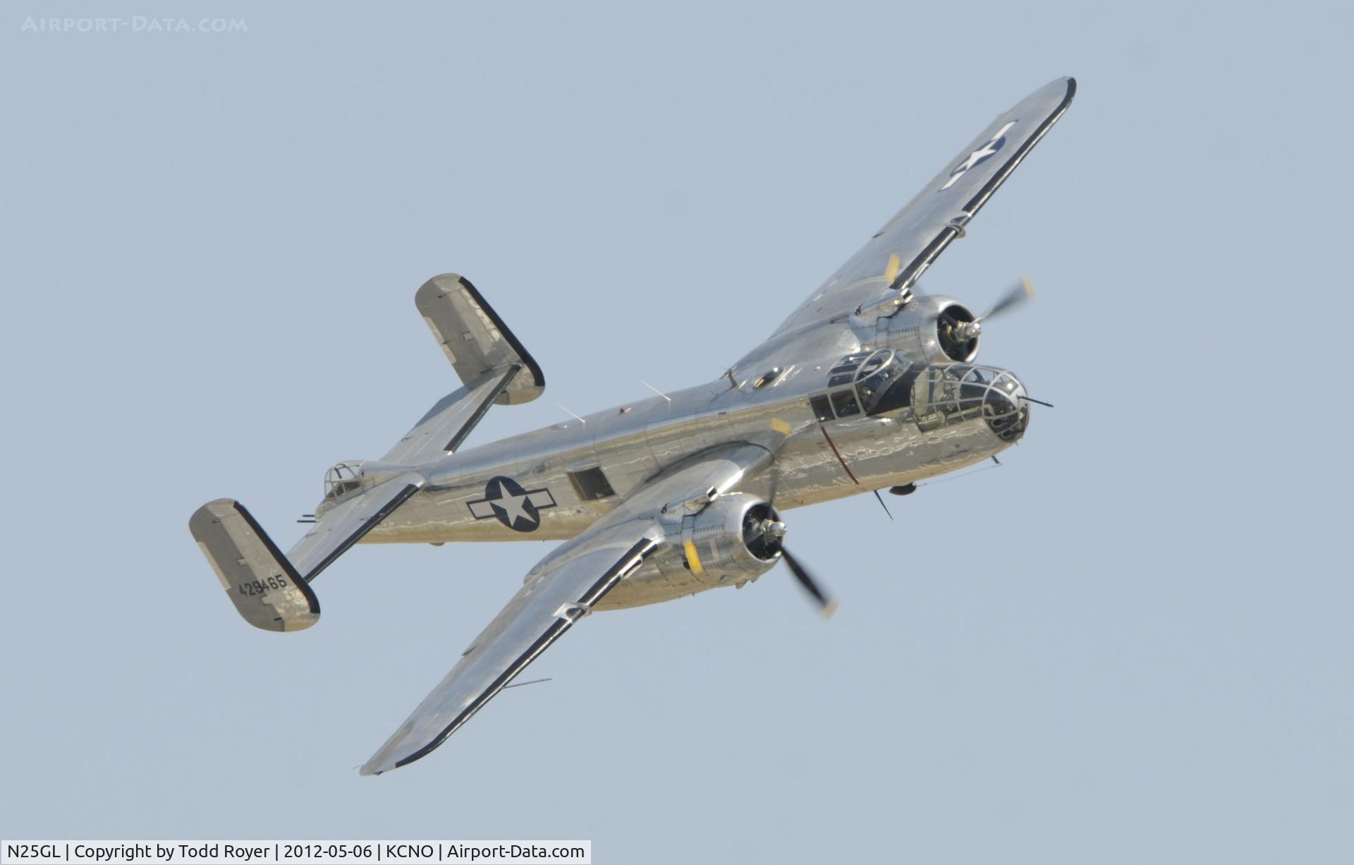 N25GL, 1944 North American TB-25N Mitchell C/N 44-29465 (108-32740), 2012 Chino Airshow