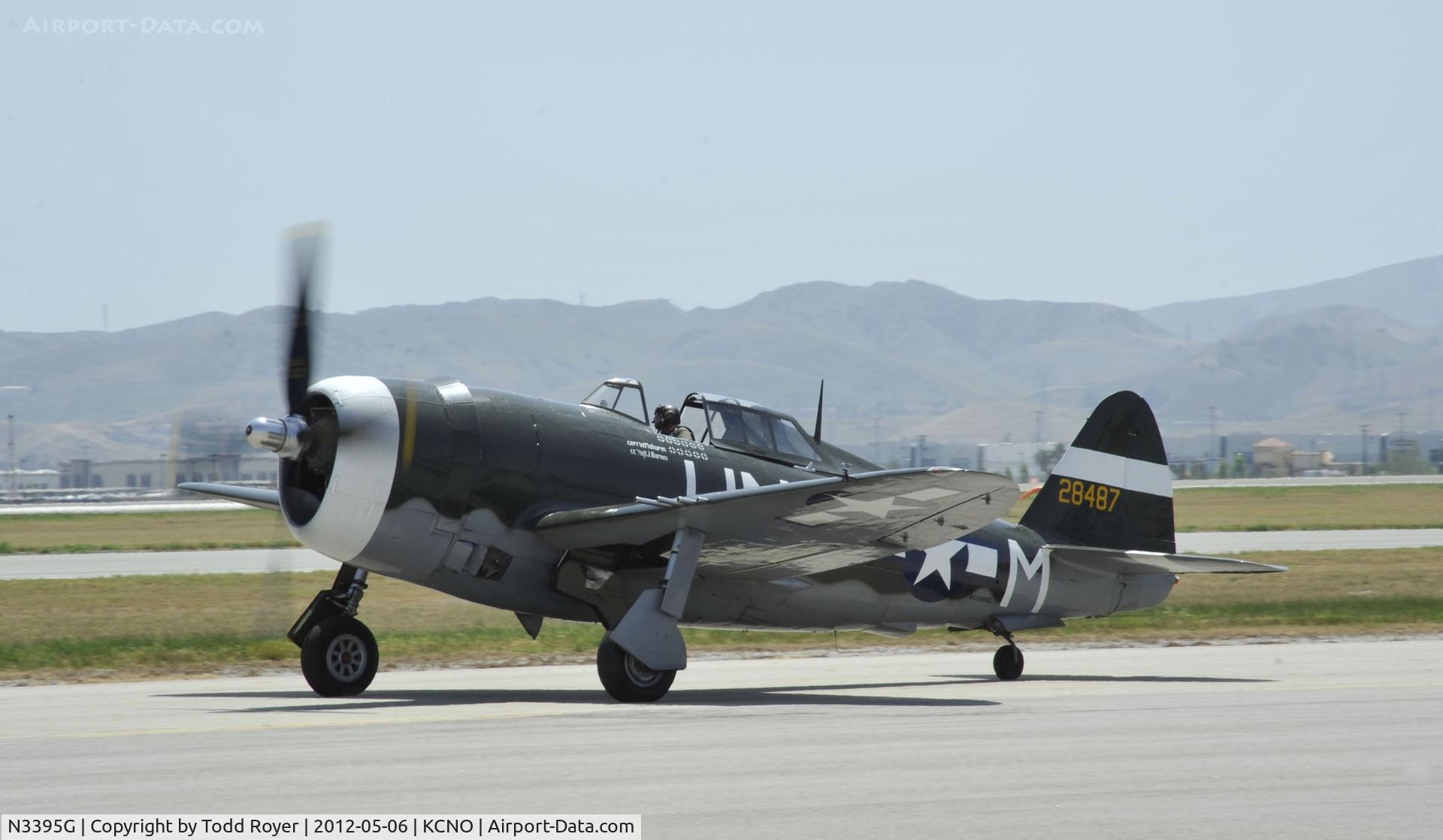 N3395G, 1942 Republic P-47G-15-CU Thunderbolt C/N 42-25254, 2012 Chino Airshow