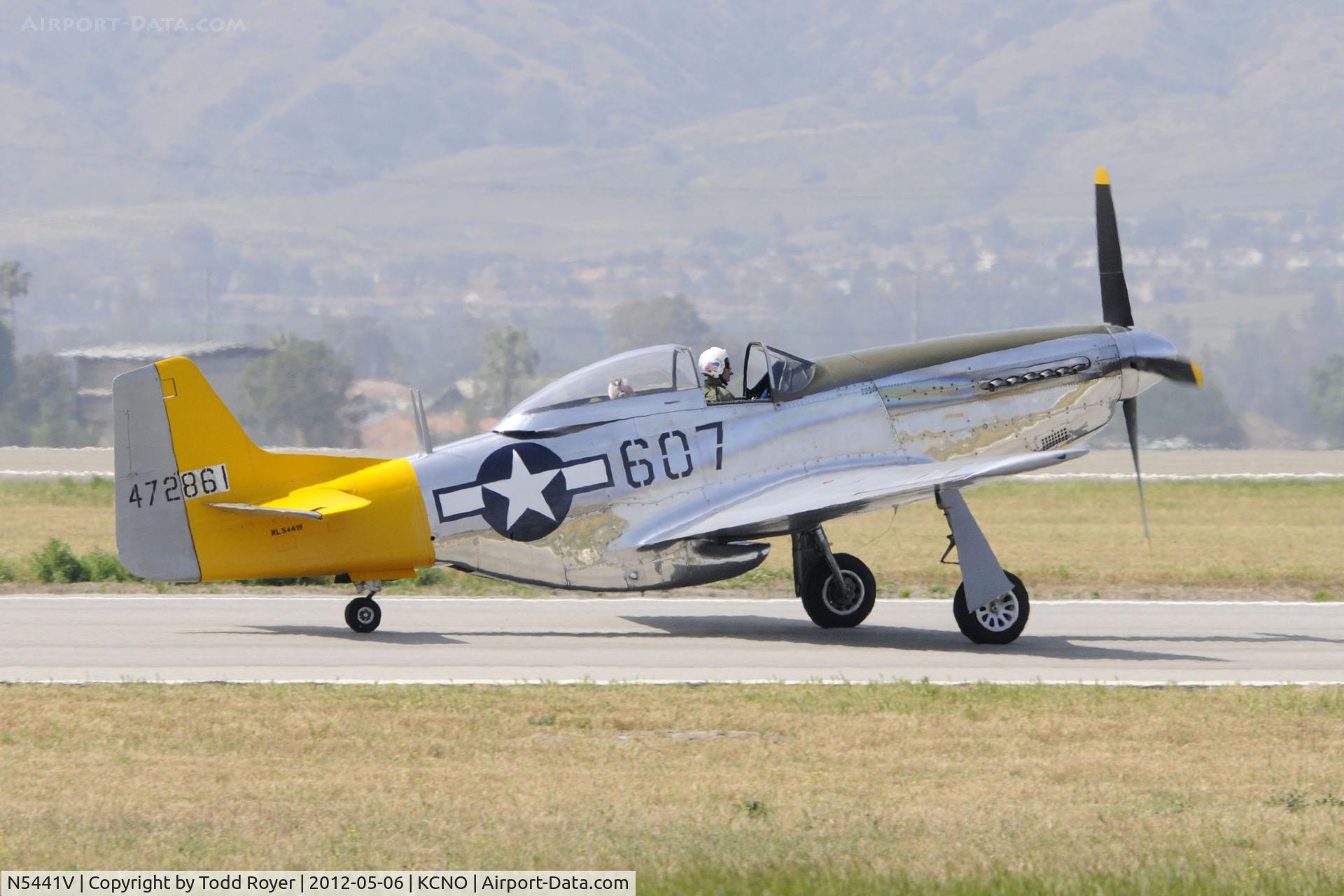 N5441V, 1961 North American F-51D Mustang C/N 45-11582, 2012 Chino Airshow